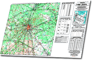 Радионавигационные карты для планирования, <br />организации,  подготовки и выполнения полётов<br /><center> по воздушным трассам</center>